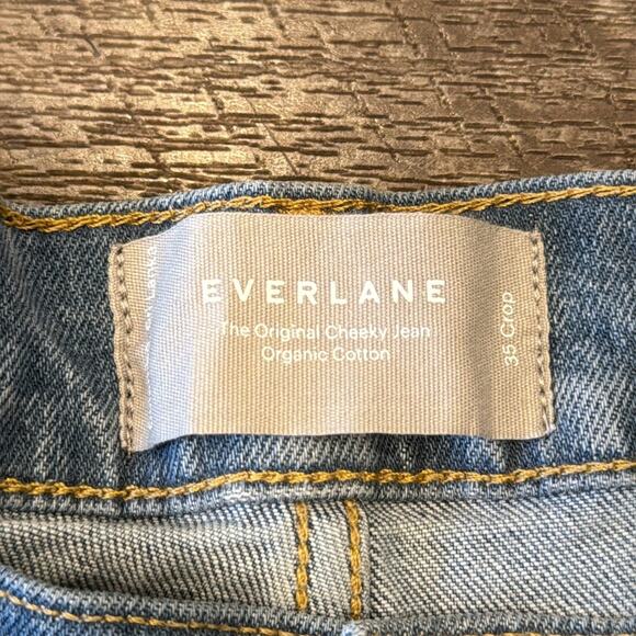 Everlane Women's The Original Cheeky Jean Crop Stone Washed Sky Size 35 - Picture 8 of 10
